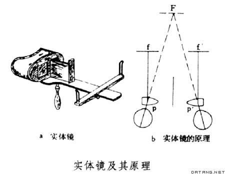 实体镜(心理学)一种用平面镜或棱镜,木架,遮挡板等