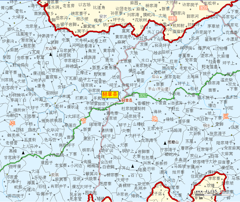 贵州毕节赫章县地图图片