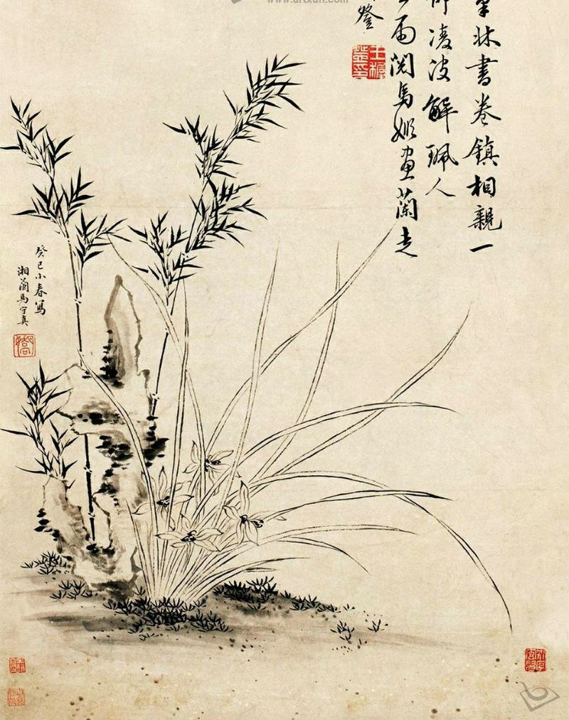 马守真墨兰图(艺术品)