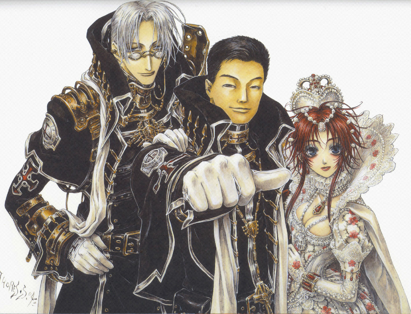 (trinity blood)是日本已故作家吉田直在《the sneaker》杂志连载的