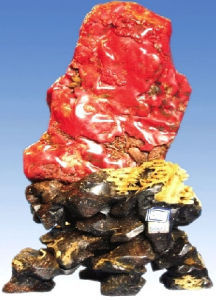 叶蜡石化(非生物)是指中酸性火山岩和凝灰岩经火山热液交代作用,淋滤