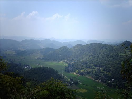 湄潭县茅坪镇全貌图片