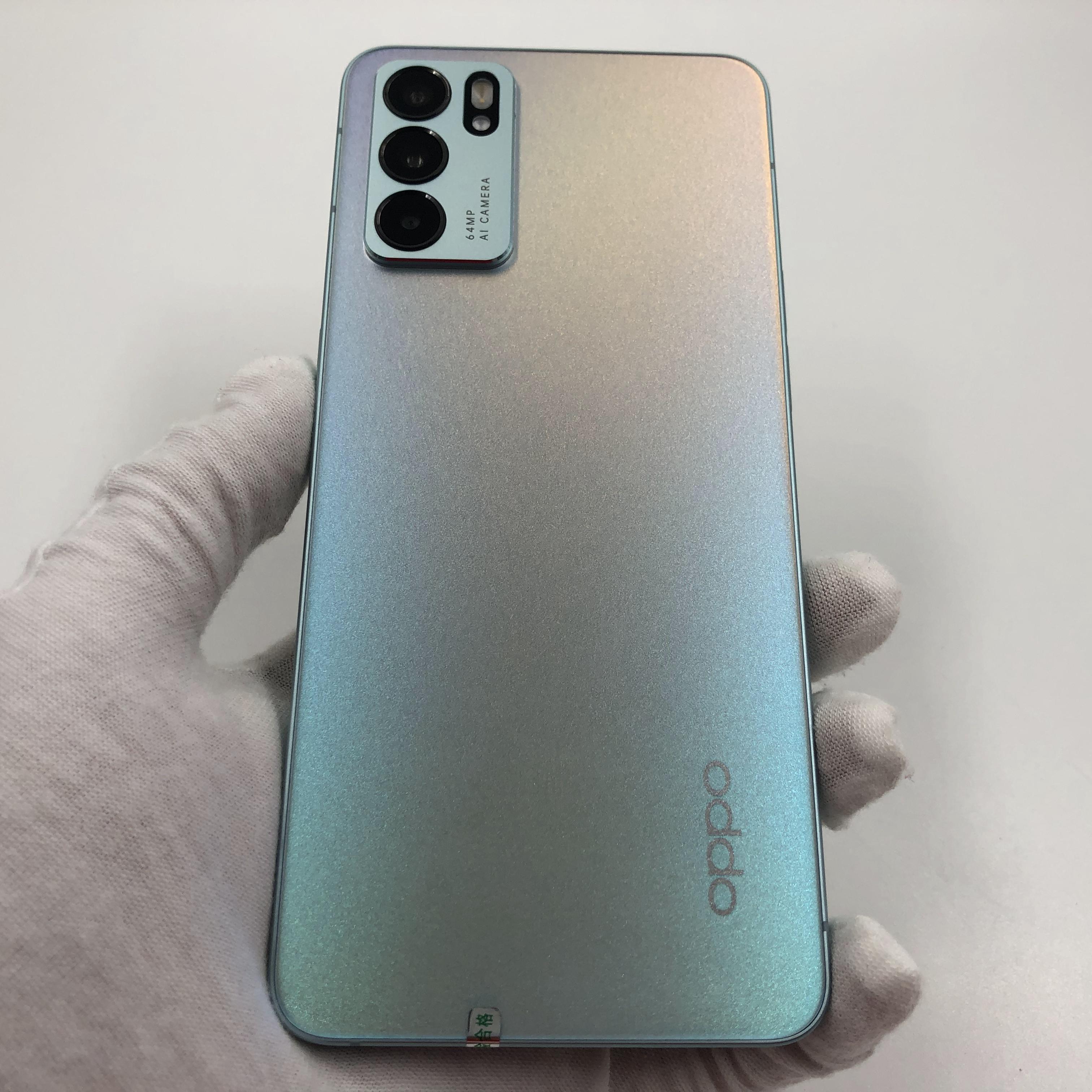 oppo【reno6 5g】5g全网通 星河入梦 12g/256g 国行 99新 真机实拍