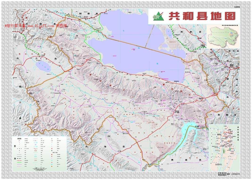 共和县乡镇地图图片