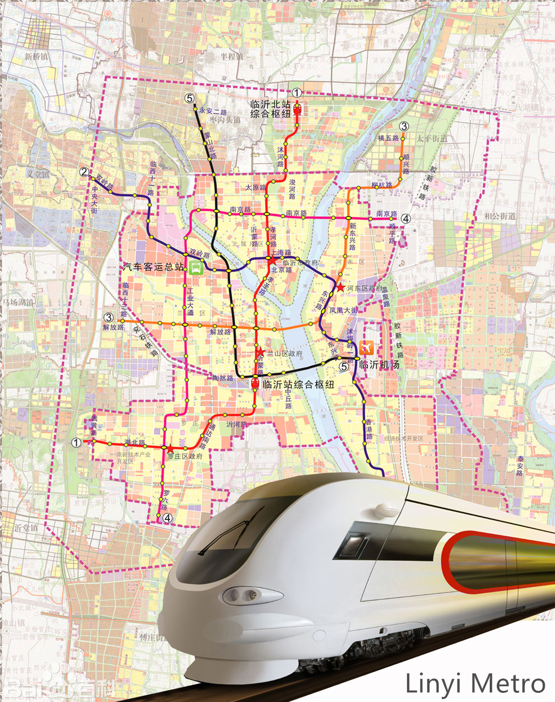 运城地铁规划图片