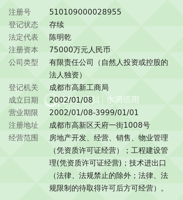 成都高投置业有限公司