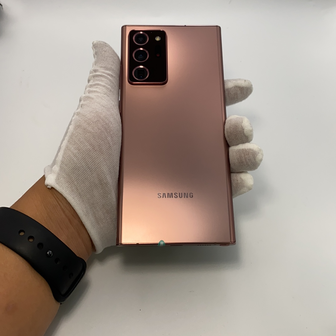 官方质检9成新 5g全网通 12g/256g 国行 迷雾金 三星 note20 ultra 5g