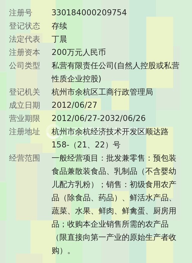 杭州优买嘉蔬菜有限公司