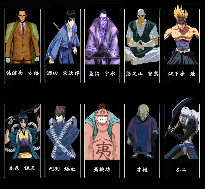 十本刀(其他动漫相关)十本刀是在动画《浪客剑心》中登场的反派boss志