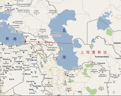 里海地图高清中文版图片