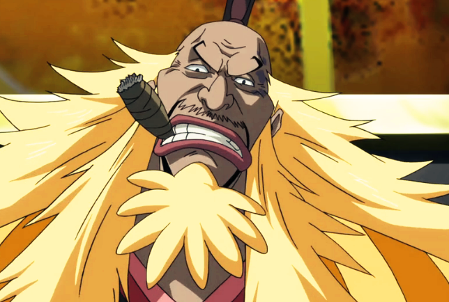 飞空海贼团船长-金狮子海贼舰队提督"飞天海贼",过去曾与哥尔·d