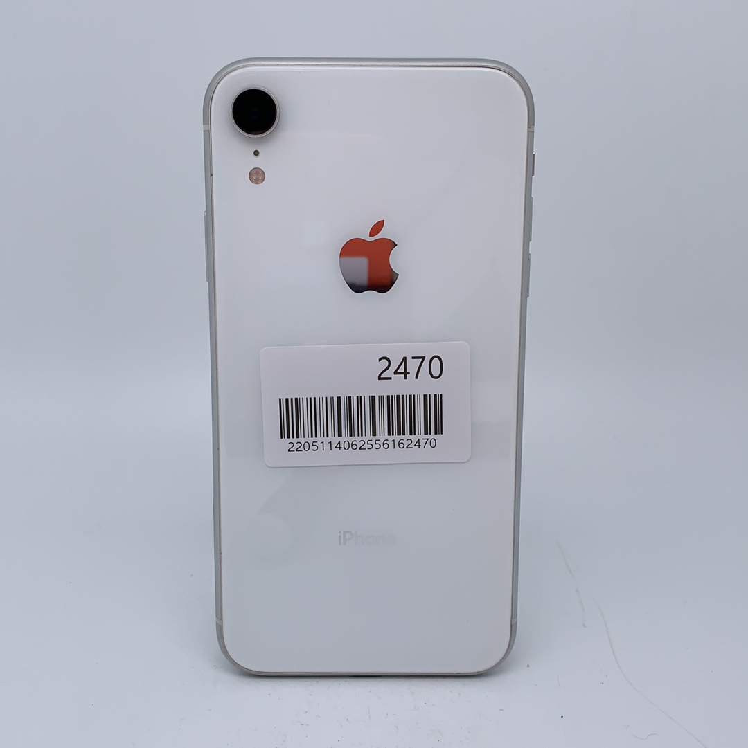 苹果【iPhone XR】4G全网通 白色 64G 国际版 8成新 