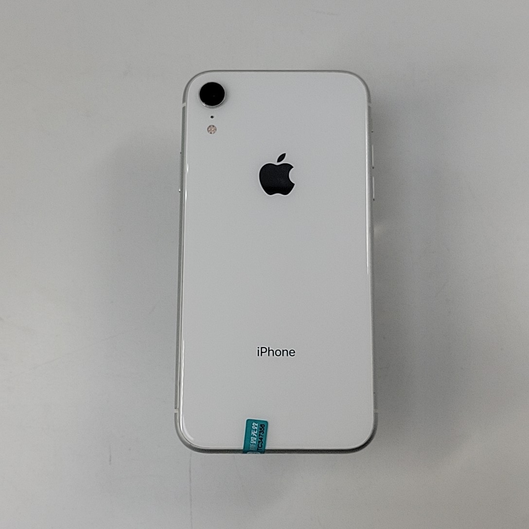 苹果【iPhone XR】4G全网通 白色 128G 国行 9成新 