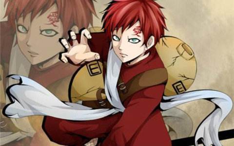 砂瀑我爱罗动漫人物