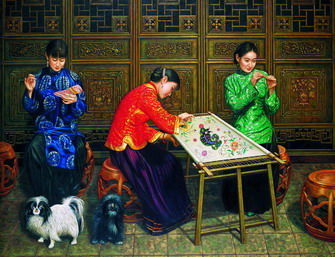 女红(其他人物相关)女红,也称为女事,旧时指女子所做的针线,纺织,刺绣