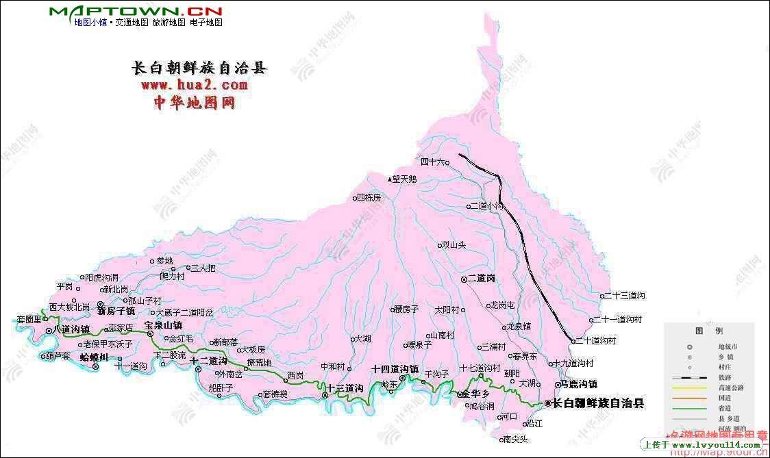 长白朝鲜族自治县行政区划