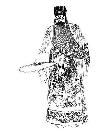 比如《连环套·盗御马》之窦尔墩.