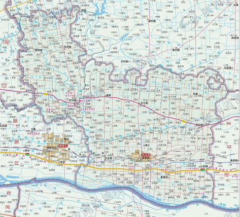 武功县卫星地图图片