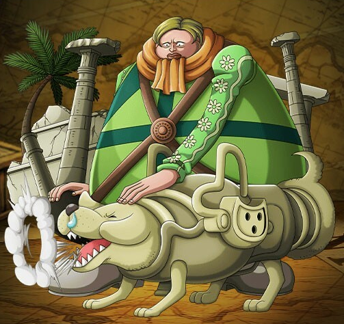 4,日本动漫《海贼王》中的登场人物,体重偏胖,力量大但却反应极度迟钝