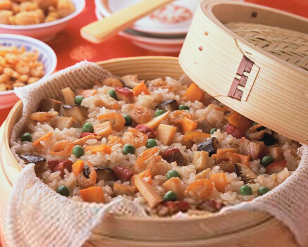 竹笼蒸饭 (食谱)