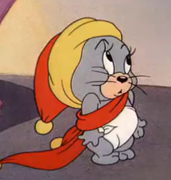 泰菲首次出现于1946年5月8日《猫和老鼠》短片《the milky waif》