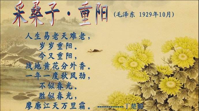 采桑子重阳诗词