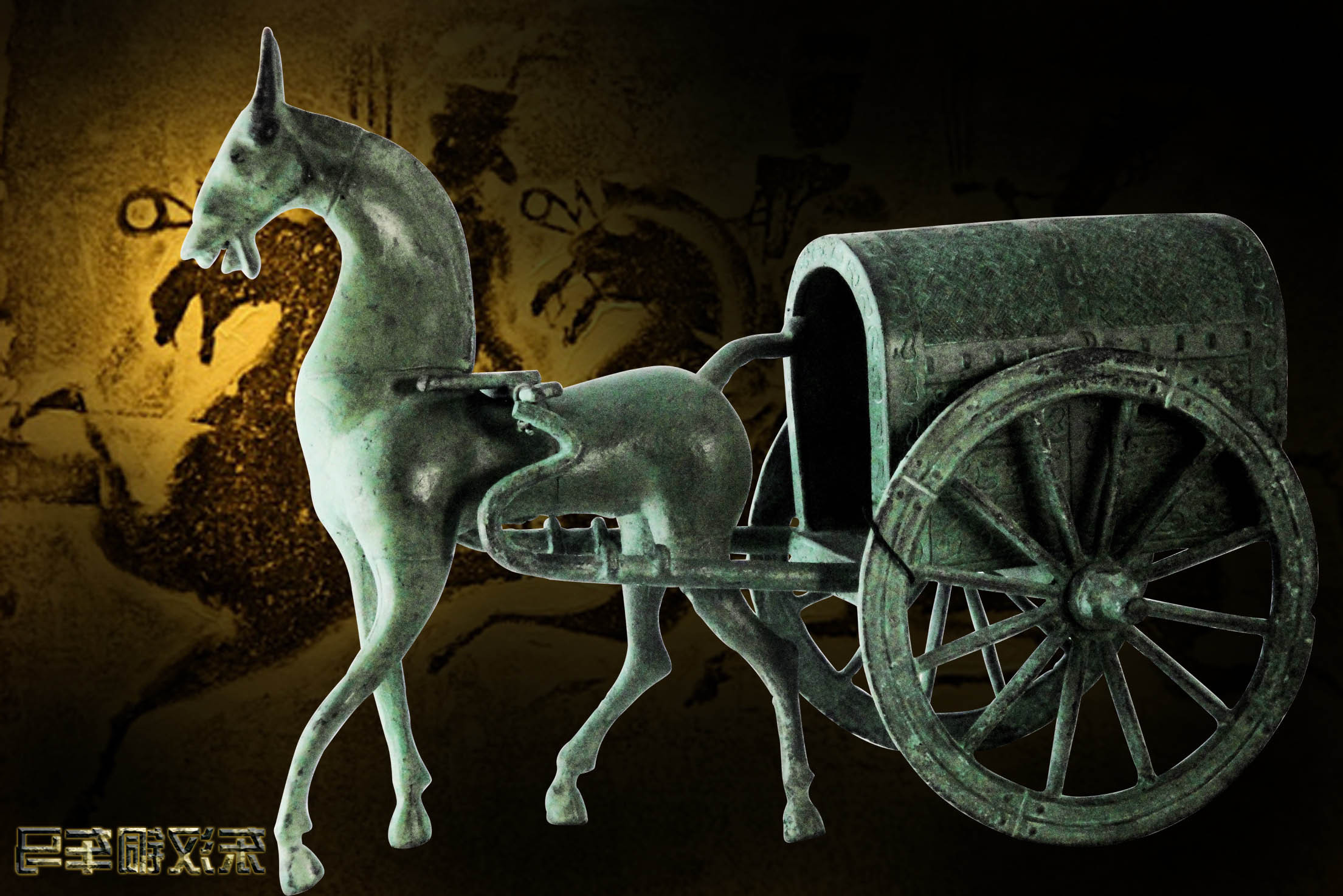 东汉铜车马(文化遗产)铜车马是东汉时期的铜铸文物