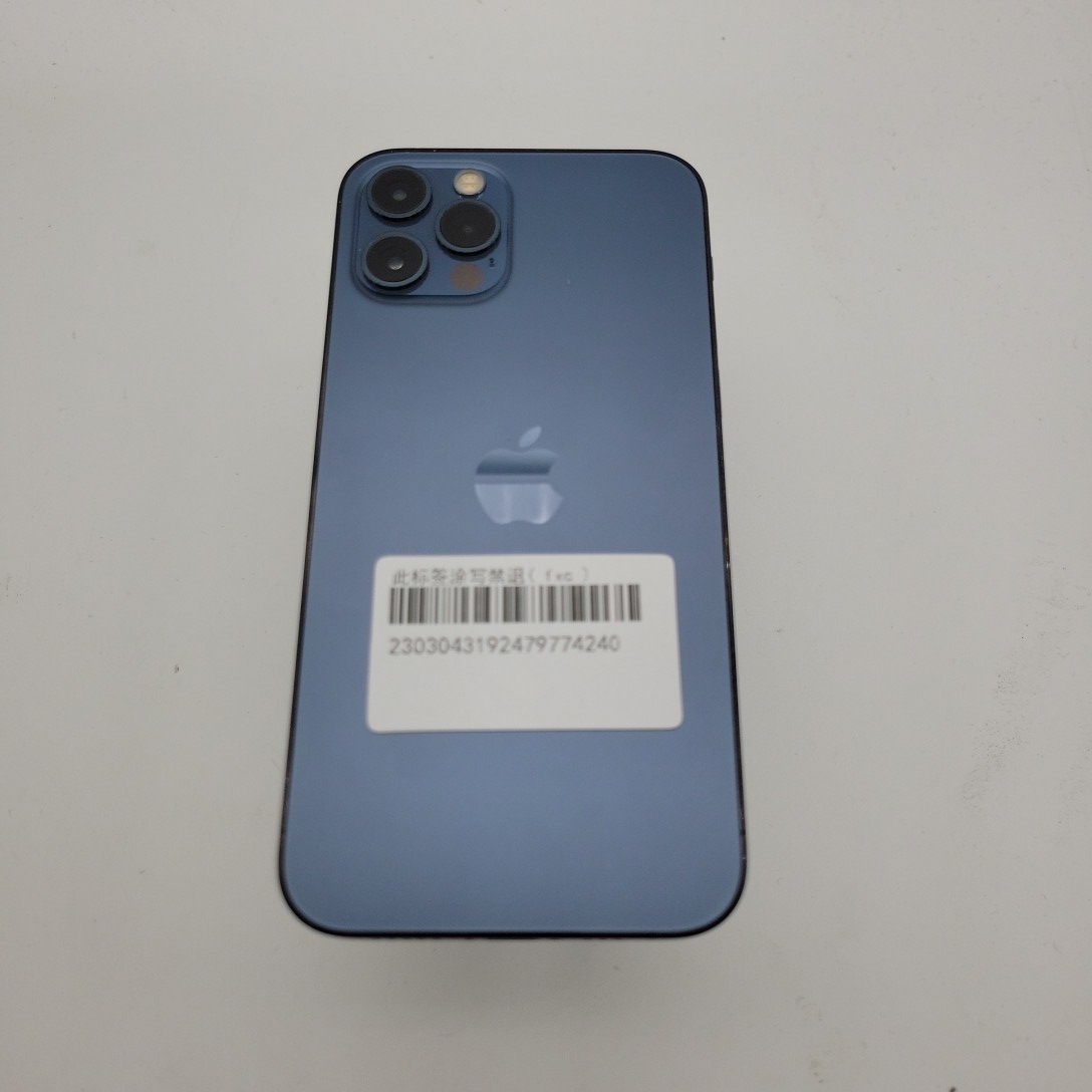 苹果【iPhone 12 Pro】5G全网通 海蓝色 256G 国行 8成新 