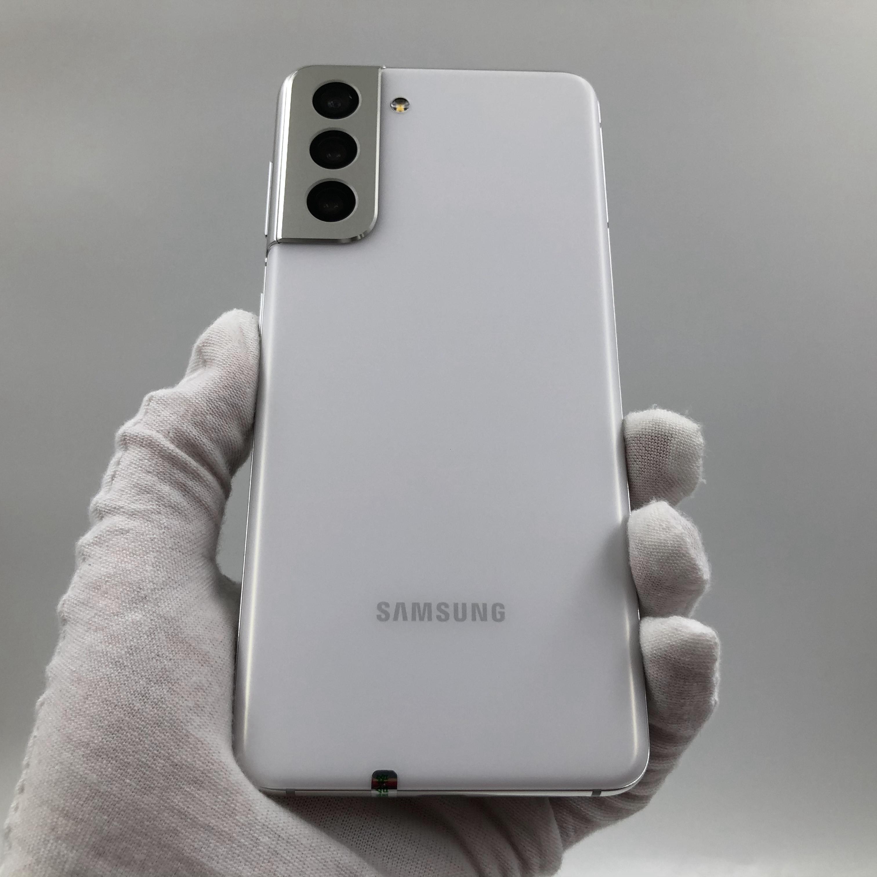 三星【galaxy s21】5g全网通 丝雾白 8g/128g 国行 95新 真机实拍