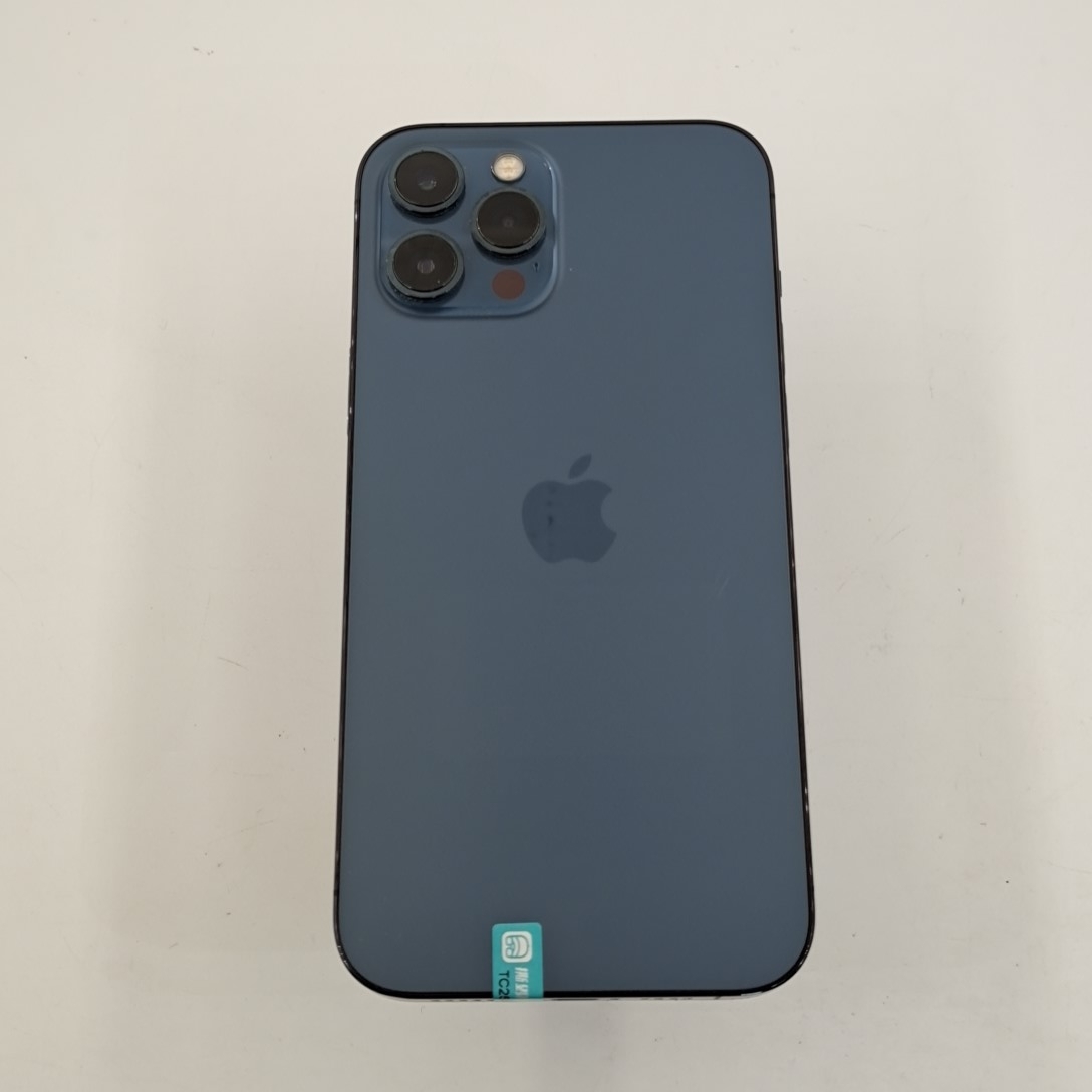 苹果【iPhone 12 Pro Max】5G全网通 海蓝色 256G 国行 9成新 