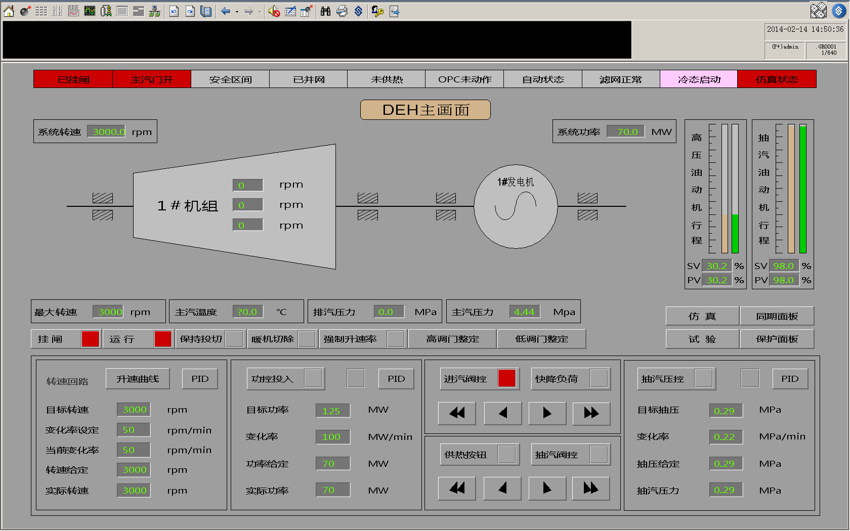 即汽輪機數字電液控制系統(digitalelectrichydrauliccontrolsystem)