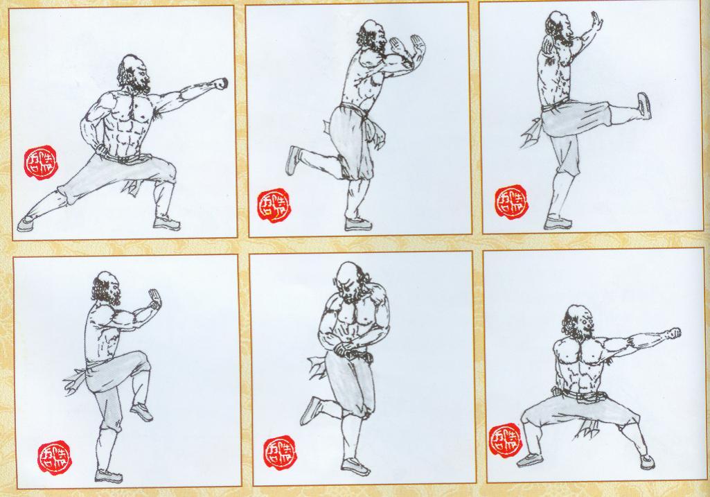 少林拳32式图解图片