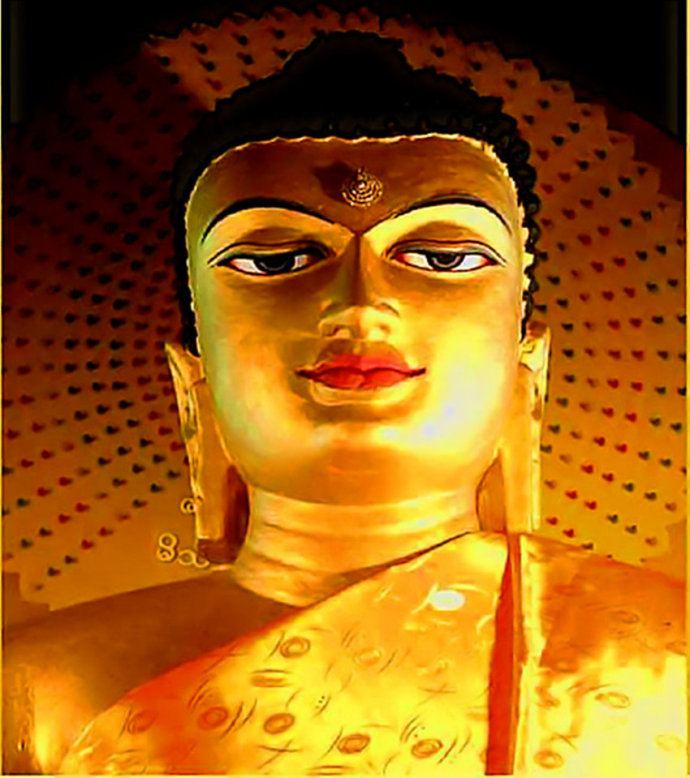 释迦摩尼成道像(文化遗产)由释迦牟尼佛亲自塑建,开光,加持的佛像仅存