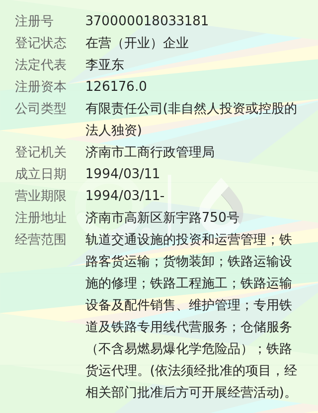 山东高速轨道交通集团有限公司