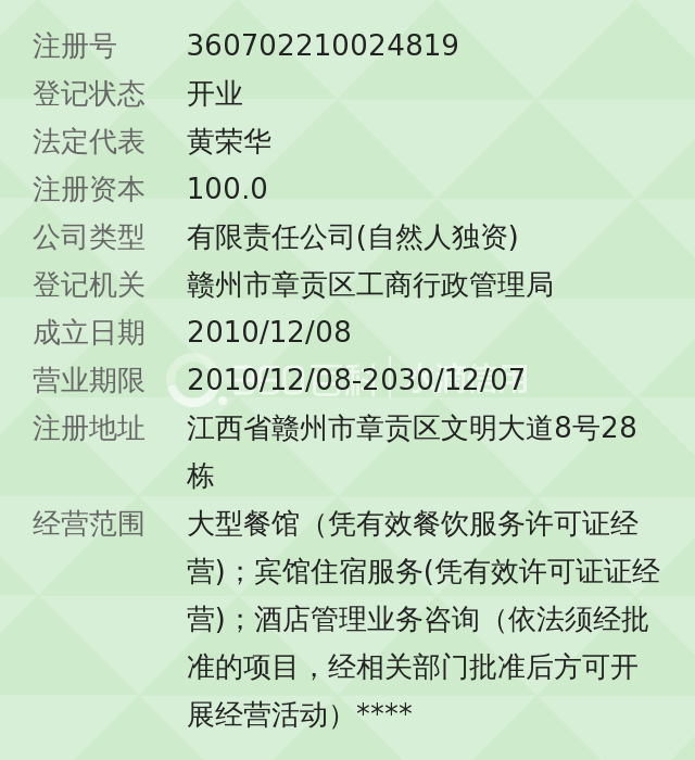 成都棋发岳楼酒店管理有限公司