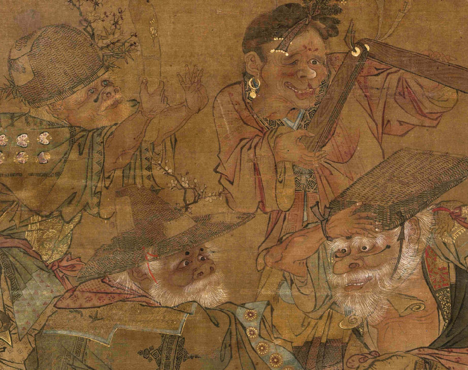 宋大傩图轴文化遗产