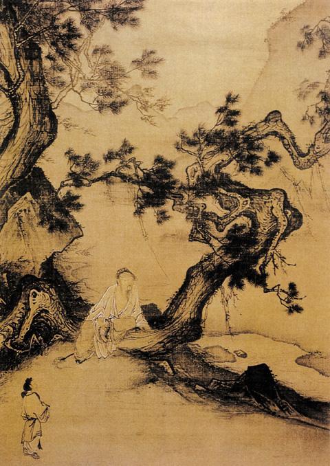 宋马麟静听松风图文化遗产