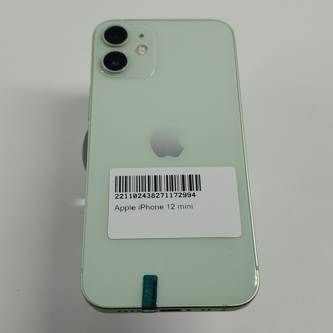 苹果【iPhone 12 mini】5G全网通 绿色 128G 国行 8成新 