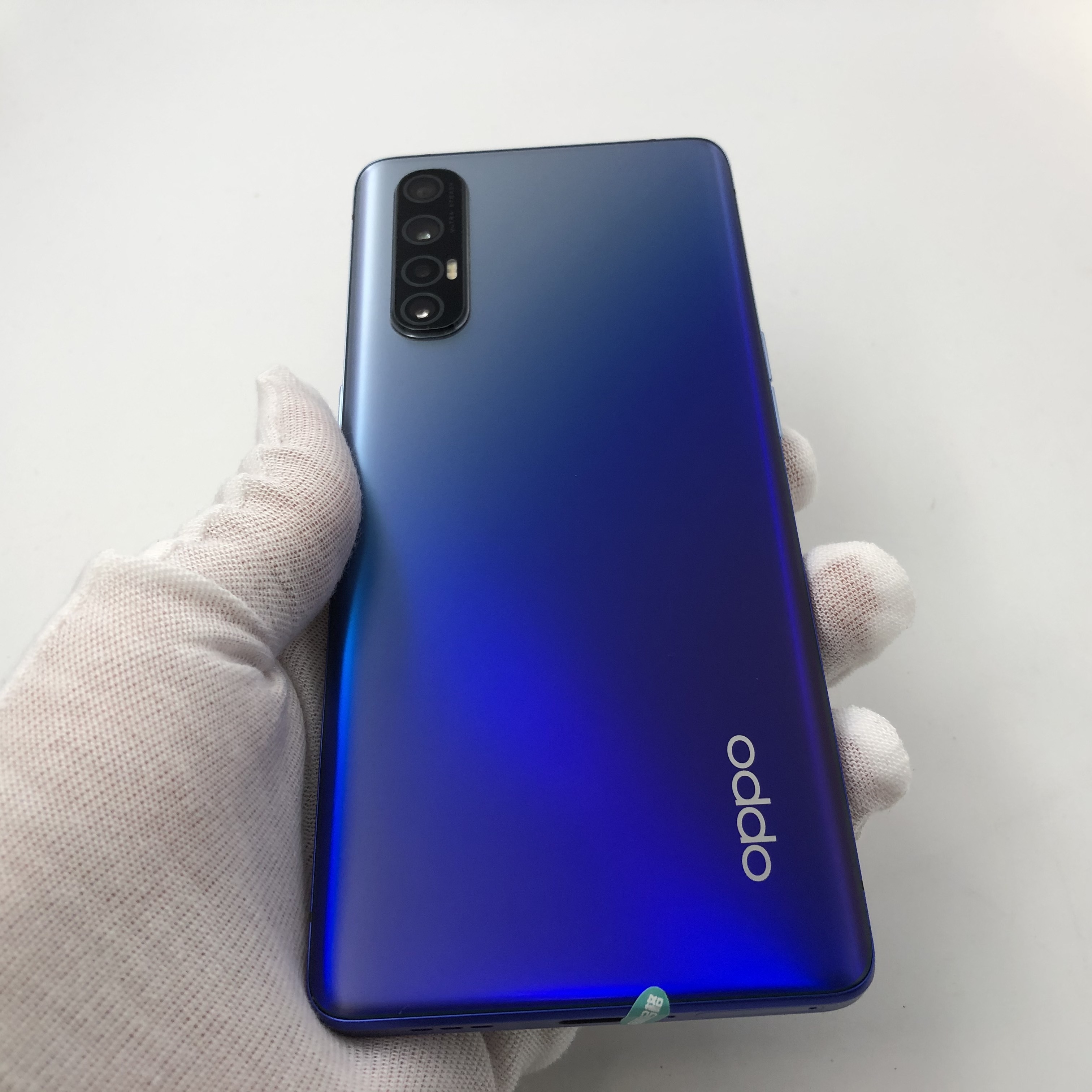 官方质检99成新 5g全网通 8g/128g 国行 蓝色星夜 oppo reno3 pro
