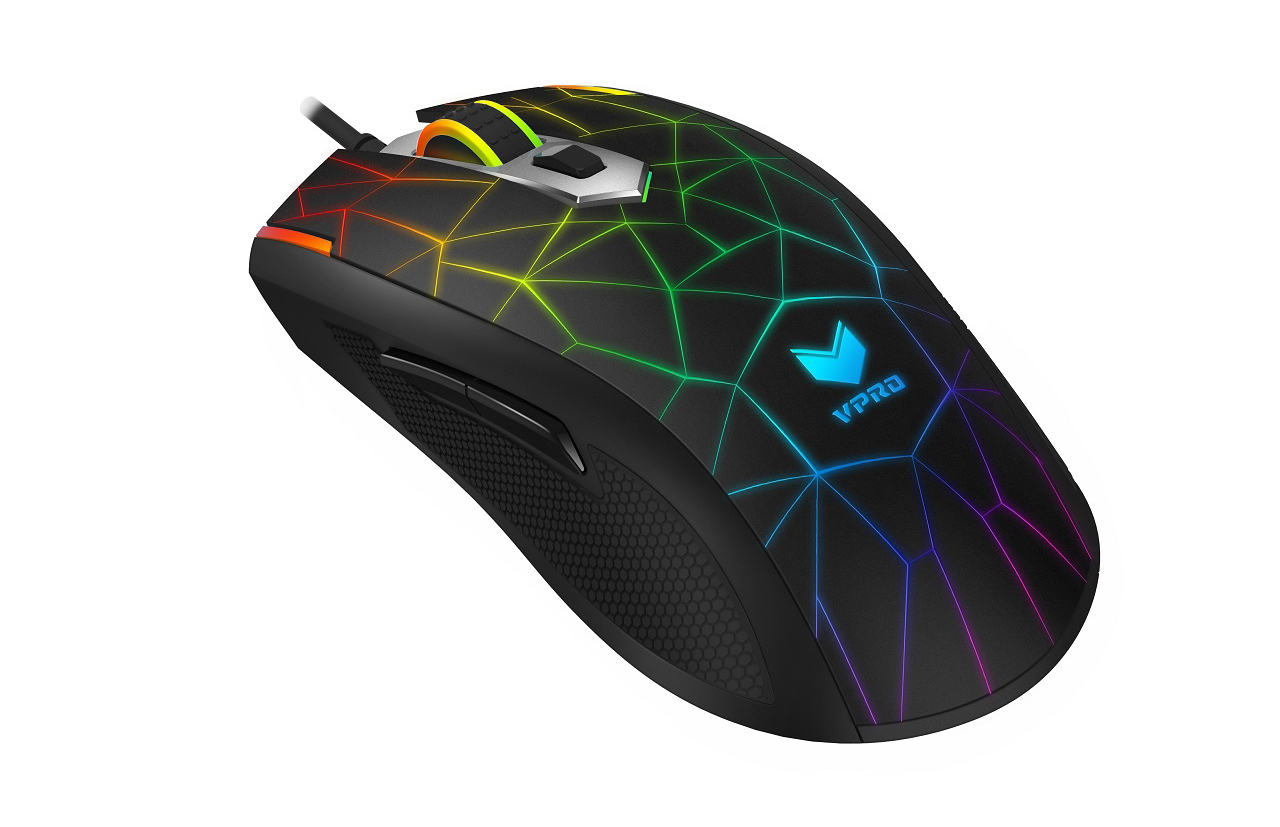 雷柏v26s幻彩rgb鼠标