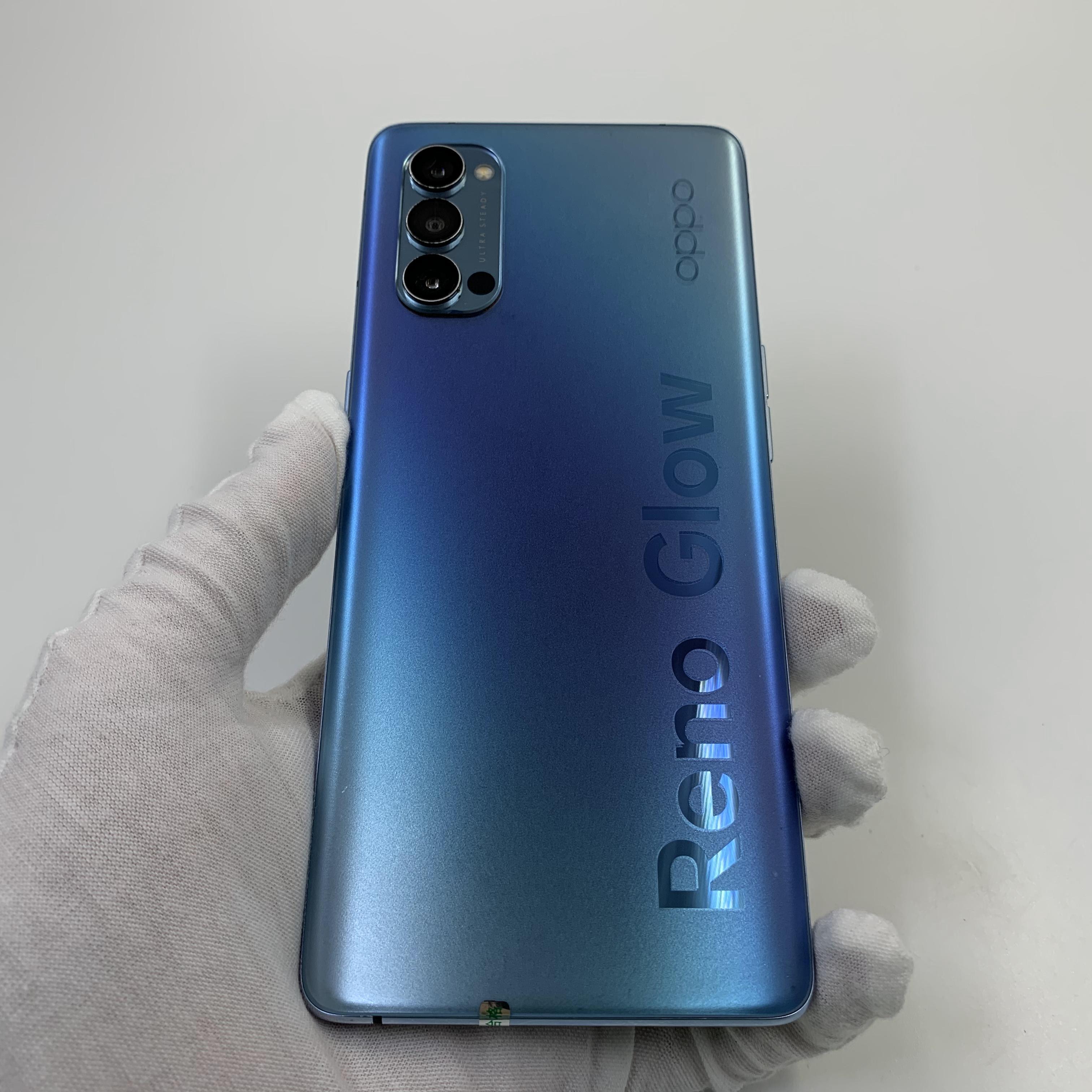 官方质检8成新及以下 5g全网通 晶钻蓝 12g/256g 国行 oppo reno4 pro