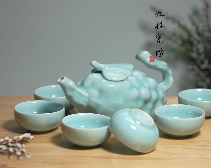 龙泉青瓷茶具(元素)
