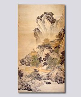 江山楼阁图轴陈卓其他文学作品相关