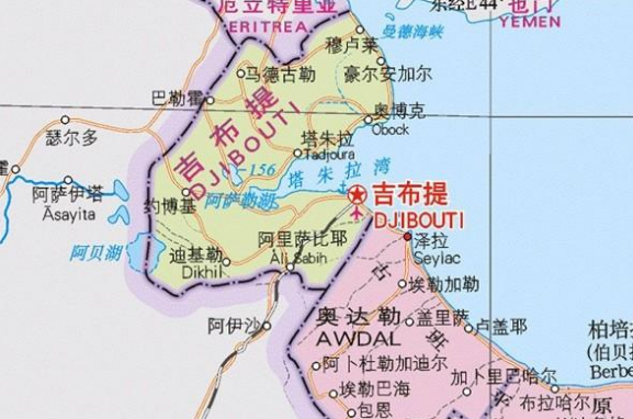 吉布提国土面积虽小,但境内地形复杂.