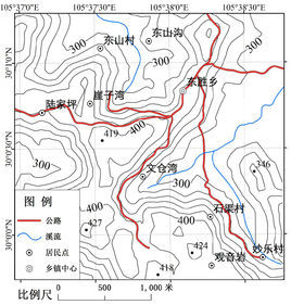 地形轴测图图片