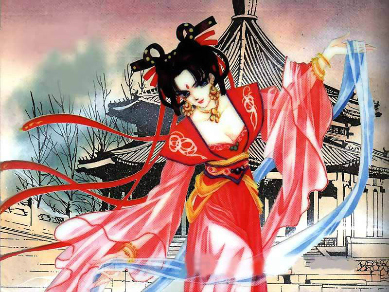 李盈,台湾著名漫画家游素兰的成名作《古镜奇谭》第一部《倾国怨伶》