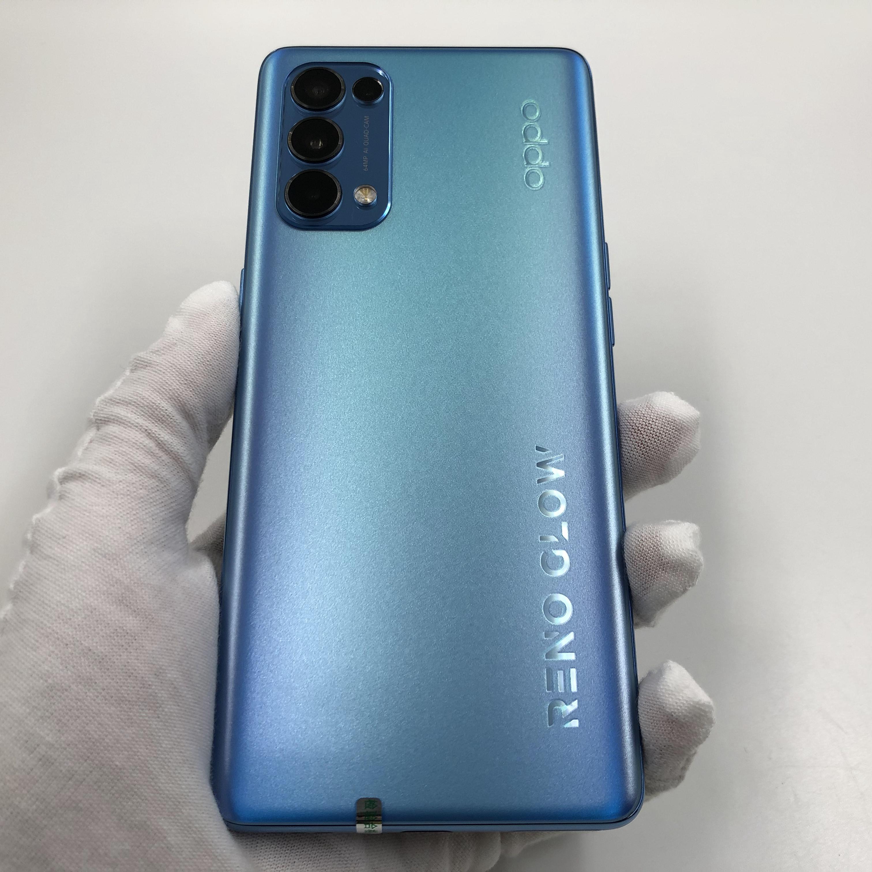 oppo【reno5 pro】5g全网通 极光蓝 12g/256g 国行 95新 真机实拍
