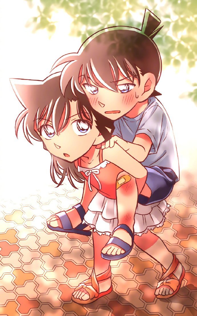 日本画师柯南同人图满足新兰党的幻想