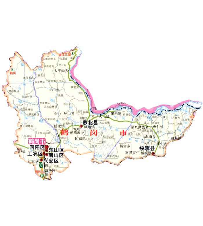 鹤岗市黑龙江省地级市