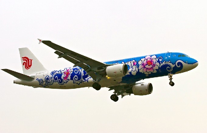 牡丹号彩绘飞机(飞机)牡丹号彩绘飞机是中国国际航空股份有限公司(air